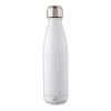Einwandiger Edelstahlflasche aus recyceltem Stahl 650 ml Cliff Weiß