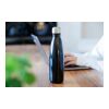 Doppelwandige Edelstahlflasche 500 ml Clifford aus recyceltem Stahl Silber