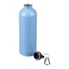 Recycelte einwandige Edelstahlflasche (750 ml) Emeric Rot