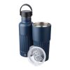 Recycelter doppelwandiger Trinkbecher aus Edelstahl (500 ml) Kael Weiß