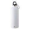Doppelwandige Flasche aus recyceltem Edelstahl (500 ml) Lysandra Weiß