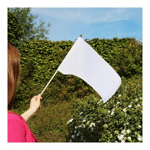 Fahne &quot;Wood&quot; weiß | ohne Werbeanbringung | Nicht verfügbar | Nicht verfügbar