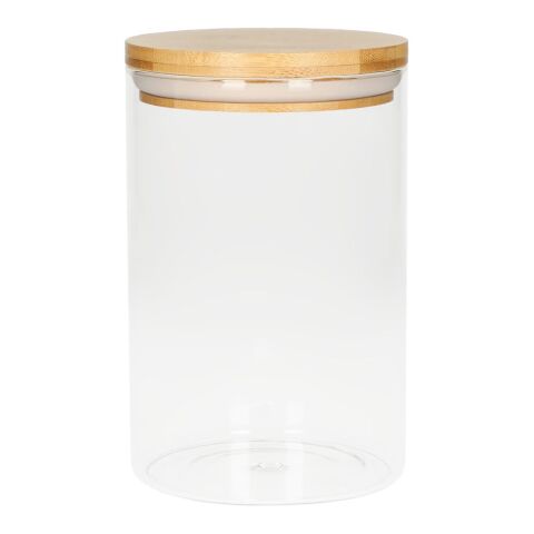 Glasbehälter "Bamboo", 1,6 l transparent | ohne Werbeanbringung | Nicht verfügbar | Nicht verfügbar