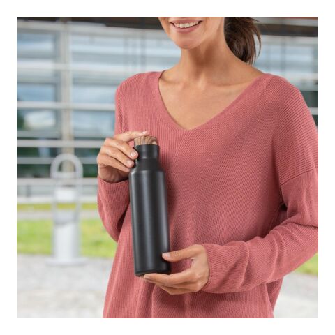 Vakuumflasche "Malmö", 0,6 l schwarz | ohne Werbeanbringung | Nicht verfügbar | Nicht verfügbar