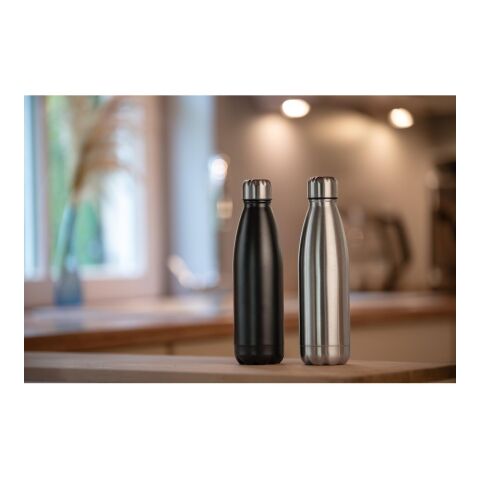 Edelstahlflasche "Colare", 0,70 l, einwandig schwarz | ohne Werbeanbringung | Nicht verfügbar | Nicht verfügbar