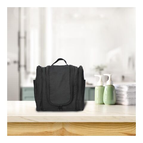 Kulturbeutel "Essential" schwarz | ohne Werbeanbringung | Nicht verfügbar | Nicht verfügbar