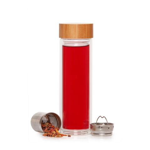 Glasflasche "Tea" 0,40 l transparent | ohne Werbeanbringung | Nicht verfügbar | Nicht verfügbar