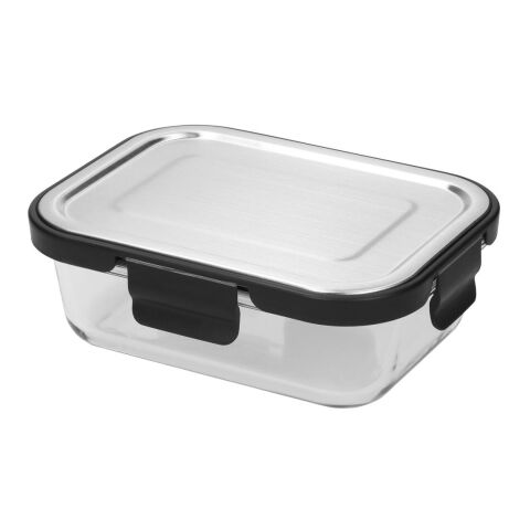 Glasbox "LOKA", 640 ml schwarz | ohne Werbeanbringung | Nicht verfügbar | Nicht verfügbar