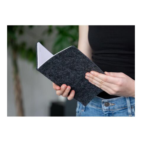 Notizbuch "Filz" grau | ohne Werbeanbringung | Nicht verfügbar | Nicht verfügbar