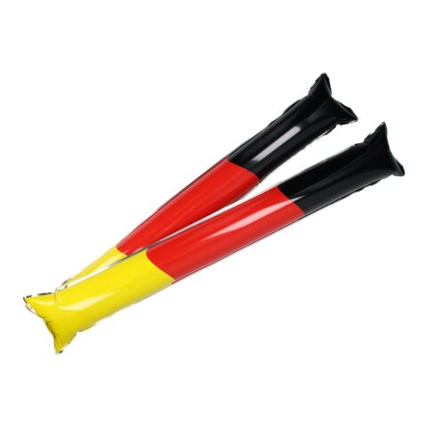 Klopfschlauch-Sticks, selbstaufblasend "Deutschland" Deutschland-Farben | 1-farbiger Siebdruck | rotes Segment | 130 mm x 50 mm