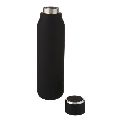 Marka 600 ml Kupfer-Vakuum Isolierflasche mit Metallschlaufe Standard | schwarz | ohne Werbeanbringung | Nicht verfügbar | Nicht verfügbar