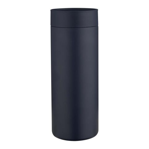 Illuminate 650 ml RCS-zertifizierte doppelwandige Trinkflasche aus recyceltem Edelstahl mit 3-teiligem Deckelset Standard | navy | ohne Werbeanbringung | Nicht verfügbar | Nicht verfügbar