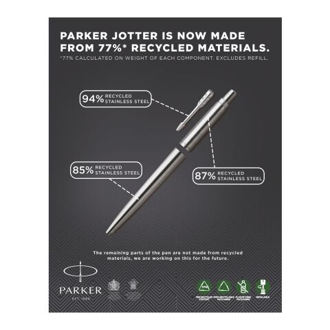 Parker Jotter Edelstahl Kugelschreiber Standard | metal | ohne Werbeanbringung | Nicht verfügbar | Nicht verfügbar