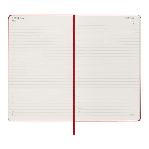 12M Hardcover Tagesplaner Standard | scharlachrot | ohne Werbeanbringung | Nicht verfügbar | Nicht verfügbar