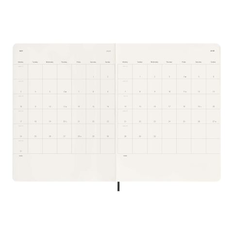 Moleskine 12M Softcover Wochenplaner Standard | schwarz | ohne Werbeanbringung | Nicht verfügbar | Nicht verfügbar