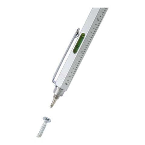 Dora Multifunktionsstift aus recyceltem Aluminium Standard | silber | ohne Werbeanbringung | Nicht verfügbar | Nicht verfügbar