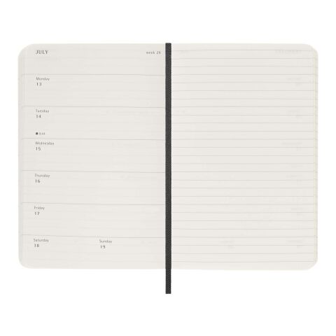 Moleskine Softcover 12 Monate Wochenkalender, Pocket-Format Standard | schwarz | ohne Werbeanbringung | Nicht verfügbar | Nicht verfügbar