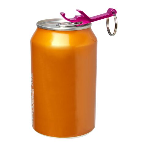 Tao Schlüsselanhänger mit Flaschen- und Dosenöffner Standard | magenta | ohne Werbeanbringung | Nicht verfügbar | Nicht verfügbar | Nicht verfügbar