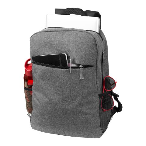 Heathered 15,6&quot; Laptop-Rucksack Standard | heather mediumgrau | ohne Werbeanbringung | Nicht verfügbar | Nicht verfügbar | Nicht verfügbar