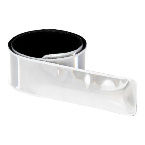 Lynne 34 cm reflektierendes Sicherheits-Schnapparmband Standard | weiß | ohne Werbeanbringung | Nicht verfügbar | Nicht verfügbar