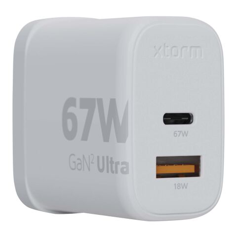 Xtorm XEC067G GaN² Ultra 67 W Wandladegerät mit UK-Stecker Standard | weiss | ohne Werbeanbringung | Nicht verfügbar | Nicht verfügbar