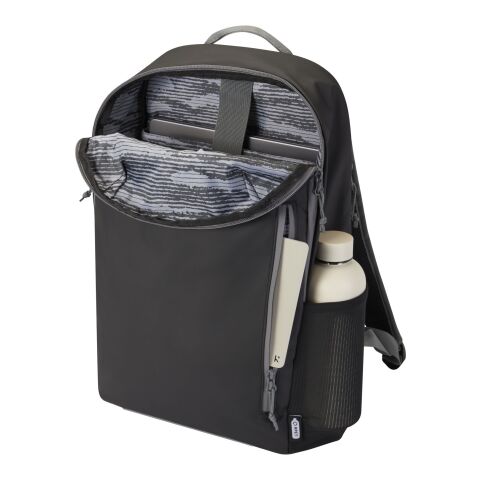 Aqua wasserdichter 15&quot; Laptop-Rucksack aus GRS Recyclingmaterial 21 L Standard | schwarz | ohne Werbeanbringung | Nicht verfügbar | Nicht verfügbar | Nicht verfügbar