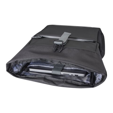 Aqua 15&quot; wasserabweisende Fahrradtasche aus GRS Recyclingmaterial 20 L Standard | schwarz | ohne Werbeanbringung | Nicht verfügbar | Nicht verfügbar | Nicht verfügbar