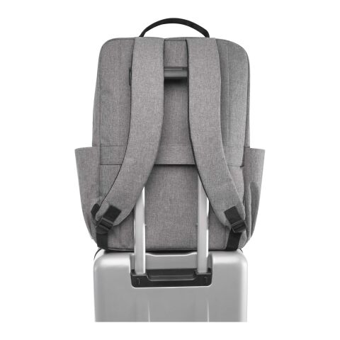 Libra 15&quot; Laptop-Rucksack aus recyceltem GRS-Material 15 L Standard | heather grau | ohne Werbeanbringung | Nicht verfügbar | Nicht verfügbar | Nicht verfügbar