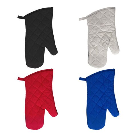 Ofenhandschuhe aus Baumwolle Elsie Rot | ohne Werbeanbringung | Nicht verfügbar | Nicht verfügbar