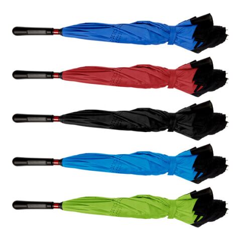 Regenschirm ‘Sky’ aus Pongee-Seide Blau | ohne Werbeanbringung | Nicht verfügbar | Nicht verfügbar