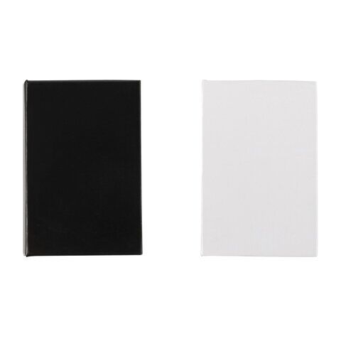 Notizbuch &#039;Compact&#039; mit Haftnotizen Schwarz | ohne Werbeanbringung | Nicht verfügbar | Nicht verfügbar