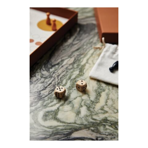 VINGA ‚Ludo‘ – Coffee Table Game braun | ohne Werbeanbringung | Nicht verfügbar | Nicht verfügbar