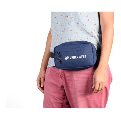 MYKONOS. Gürteltasche aus 600D recyceltem Polyester Schwarz | ohne Werbeanbringung | Nicht verfügbar | Nicht verfügbar | Nicht verfügbar