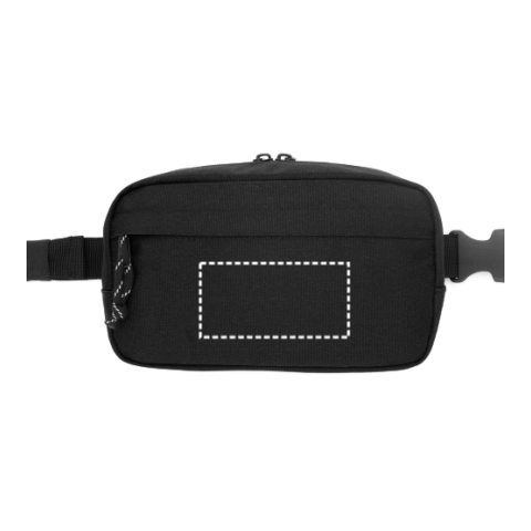 MYKONOS. Gürteltasche aus 600D recyceltem Polyester schwarz | ohne Werbeanbringung | Nicht verfügbar | Nicht verfügbar | Nicht verfügbar