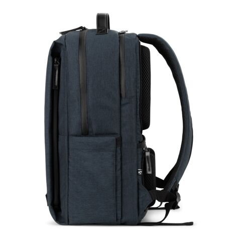 GLASGOW. Laptop-Rucksack (17") aus hochdichtem 600D-Recycling-Polyester (20L) Blau