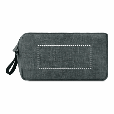 WAYNE. Kulturbeutel aus 600D HD mit einem Träger Grau | ohne Werbeanbringung | Nicht verfügbar | Nicht verfügbar | Nicht verfügbar