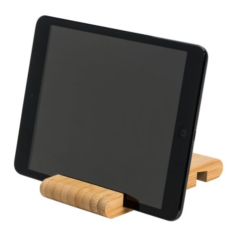 HABER. Handyhalter aus Bambus Beige | ohne Werbeanbringung