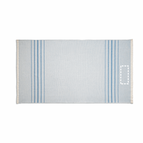 CAPLAN. Multifunktionstuch (260 g/m²) aus Baumwolle (90%) und recycelter Baumwolle (10%) Blau | ohne Werbeanbringung | Nicht verfügbar | Nicht verfügbar | Nicht verfügbar