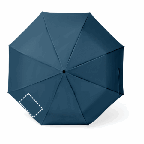 GEORGE. 21-Zoll-Regenschirm aus recyceltem Polyester (100 % rPET) 190T winddichtem Pongee Blau | ohne Werbeanbringung | Nicht verfügbar | Nicht verfügbar | Nicht verfügbar