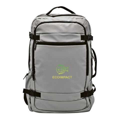 Galindo 22L Rucksack aus rPET. Seitlichem Griff. Laptops bis 17" Grau