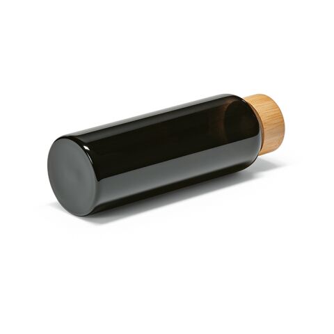 Indus Trinkflasche Borosilikat Glas 510 ml Schwarz | ohne Werbeanbringung