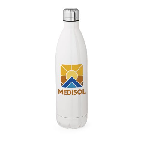 Mississippi 1100W Trinkflasche recy.Edelstahl, 1100 ml. Für Sublimationsdruck geeignet Weiß | ohne Werbeanbringung | Nicht verfügbar | Nicht verfügbar | Nicht verfügbar