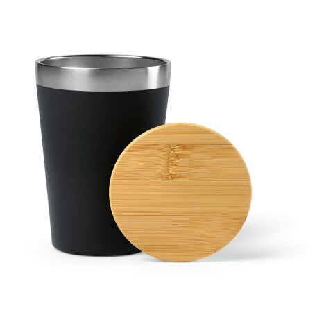 Don Reisebecher recy. Edelstahl 400 ml Schwarz | ohne Werbeanbringung