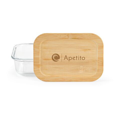 Van Gogh 500 Lunchbox aus Borosilikatglas mit Bambusdeckel, 520 ml Durchsichtig | ohne Werbeanbringung | Nicht verfügbar | Nicht verfügbar | Nicht verfügbar