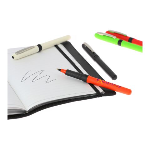 BIC Grip Roller orange-hellgrau | schwarze Tinte | 1-farbiger Siebdruck | Kappe-gegenüber vom Clip | 15.00 mm x 25.00 mm