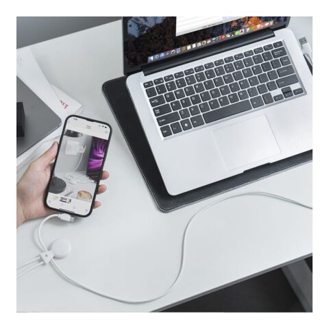 2089 | Xoopar Mr. Bio Long Power Delivery Cable with data transfer Weiss | ohne Werbeanbringung | Nicht verfügbar | Nicht verfügbar | Nicht verfügbar