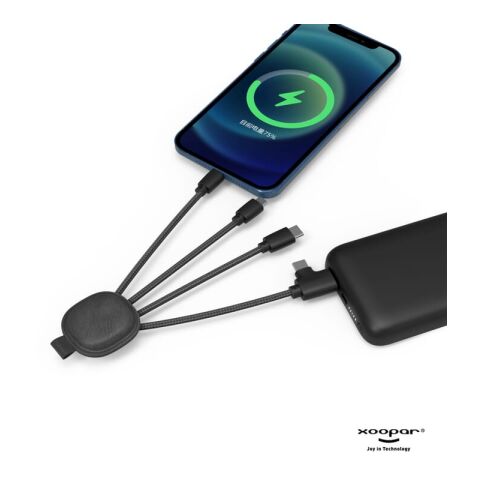 4000 | Xoopar Iné Smart Charging cable with NFC Schwarz | ohne Werbeanbringung | Nicht verfügbar | Nicht verfügbar | Nicht verfügbar