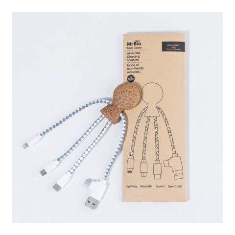 Xoopar Mr. Bio Cork Charging Cable Natur | ohne Werbeanbringung | Nicht verfügbar | Nicht verfügbar | Nicht verfügbar