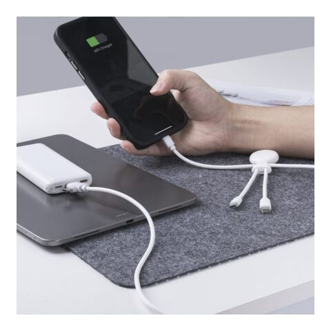3199 | Xoopar Mr. Bio Powerbank and cable pack 7.000mAh Weiss | ohne Werbeanbringung | Nicht verfügbar | Nicht verfügbar | Nicht verfügbar