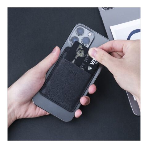 3198 | Xoopar Iné Mini NFC Wallet Recycled Leather Schwarz | ohne Werbeanbringung | Nicht verfügbar | Nicht verfügbar | Nicht verfügbar